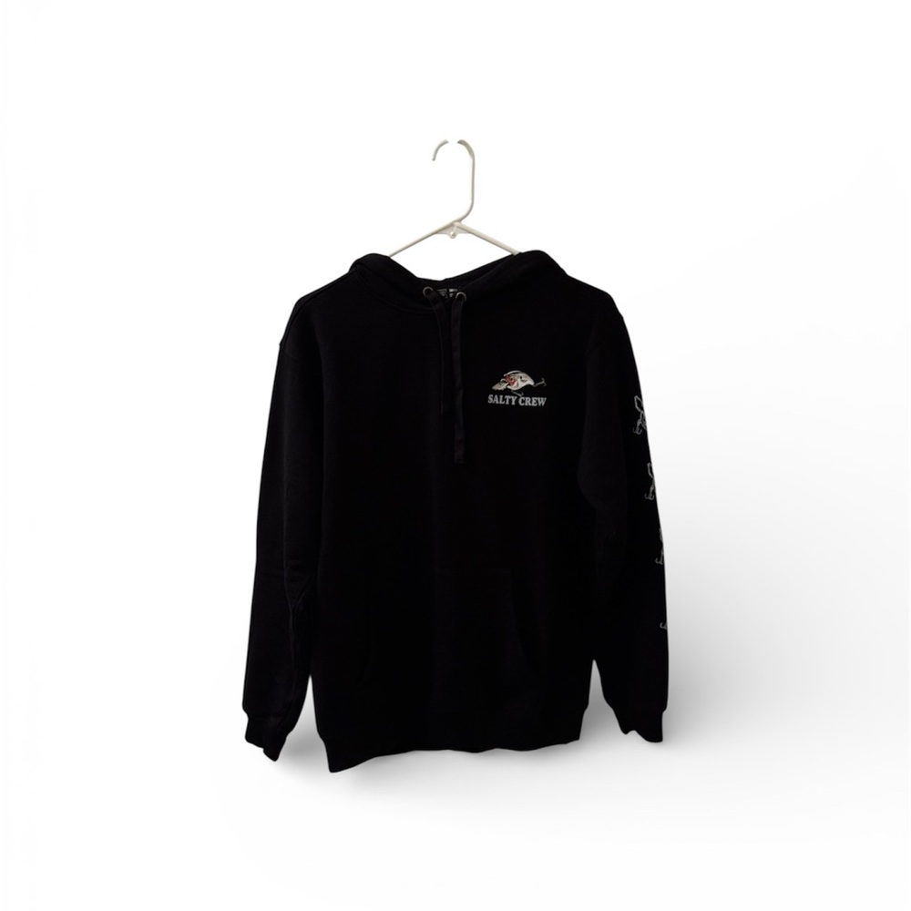 Salty Crew Cast Life Black Catch & Release Hoodie Men’s Small NWOT